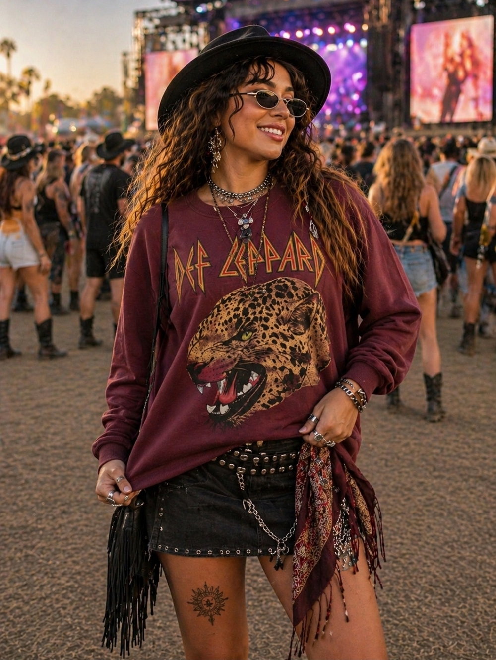 Urban Outfitters Def Leppard Graphic Sweatshirt | Size XXL | Rock Band Festival